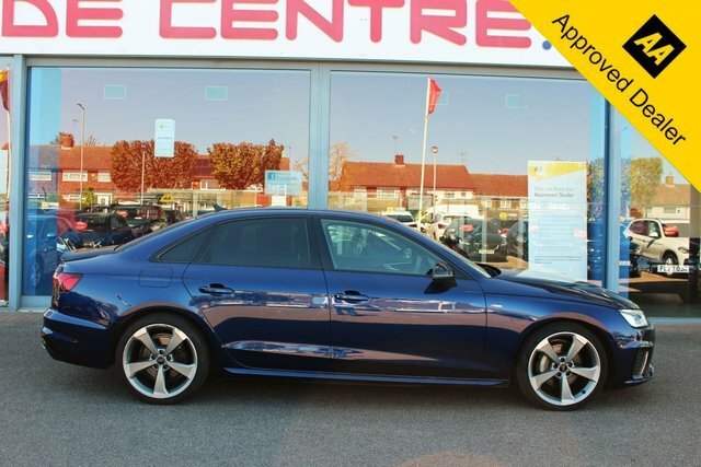Audi A4 2.0 Tfsi 40 Black Edition Saloon S Tron RE70ORL Blue #2