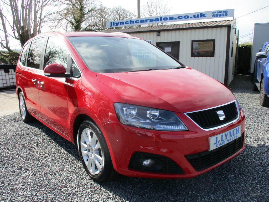 Seat Alhambra 2.0 Tdi Cr Ecomotive Se Lux Red
