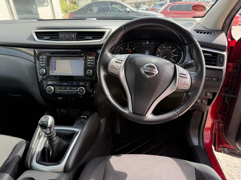 Nissan Qashqai Suv 1.5 Dci N-connecta 2Wd Euro 6 Ss 2016 NU16FUB Red #5