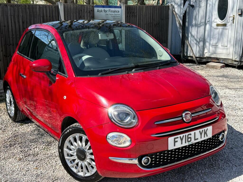 Fiat 500 Hatchback 1.2 Lounge Euro 6 Ss 201616 Red
