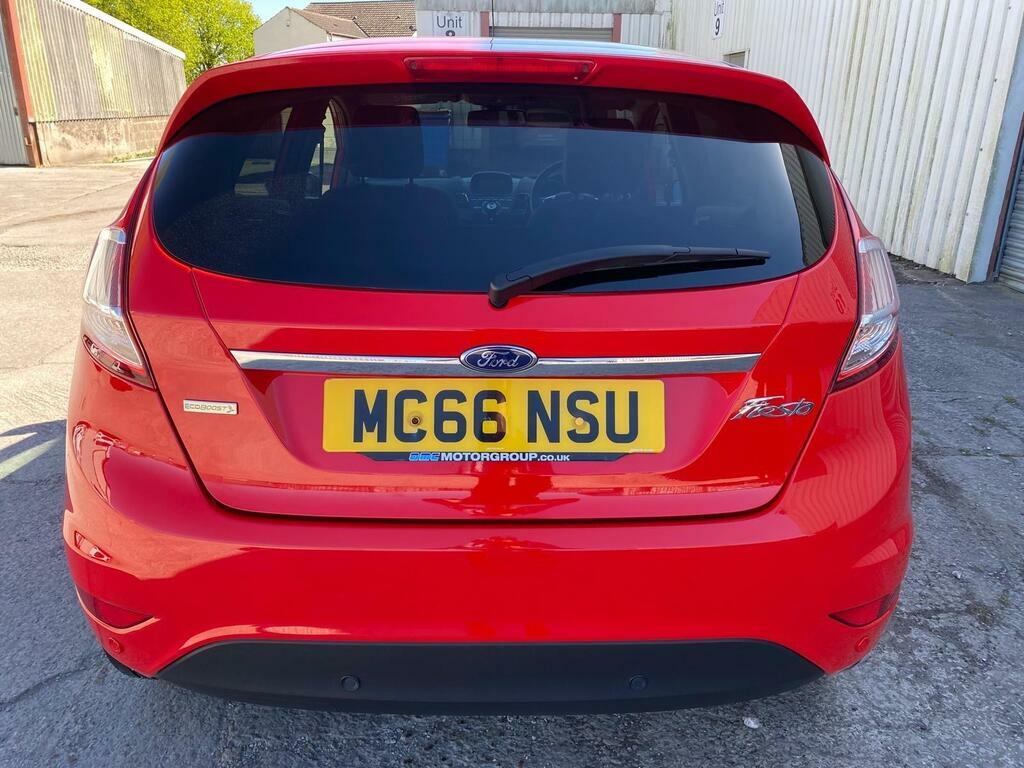Ford Fiesta 1.0T Ecoboost Titanium Euro 6 S S MC66NSU Red #4