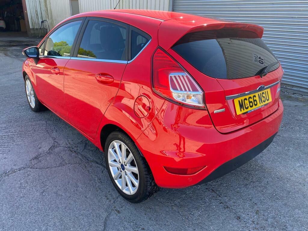 Ford Fiesta 1.0T Ecoboost Titanium Euro 6 S S MC66NSU Red #2