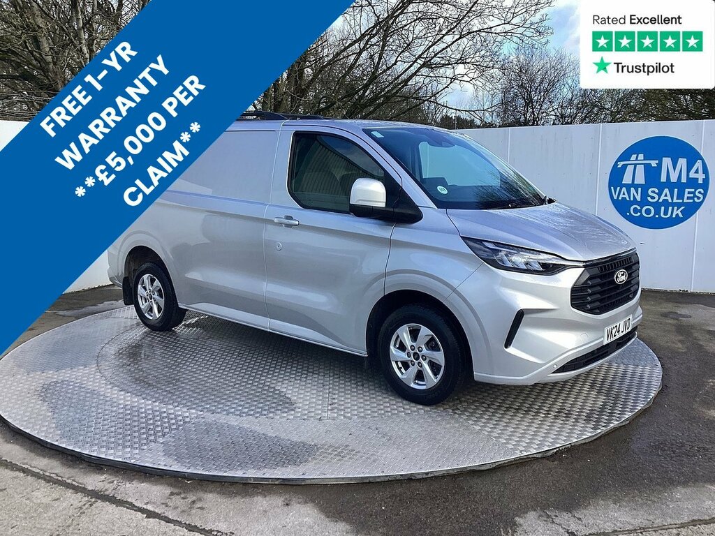Ford Transit Custom 300 Ecoblue Limited Swb L R A C Euro 6 U7828 Ule Silver