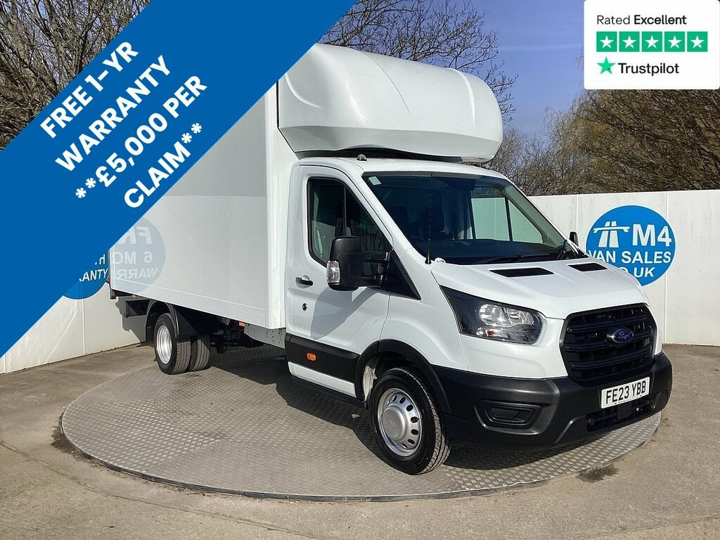 Ford Transit Custom 350 Ecoblue Leader Lwb Luton With T Lift Euro 6 L White