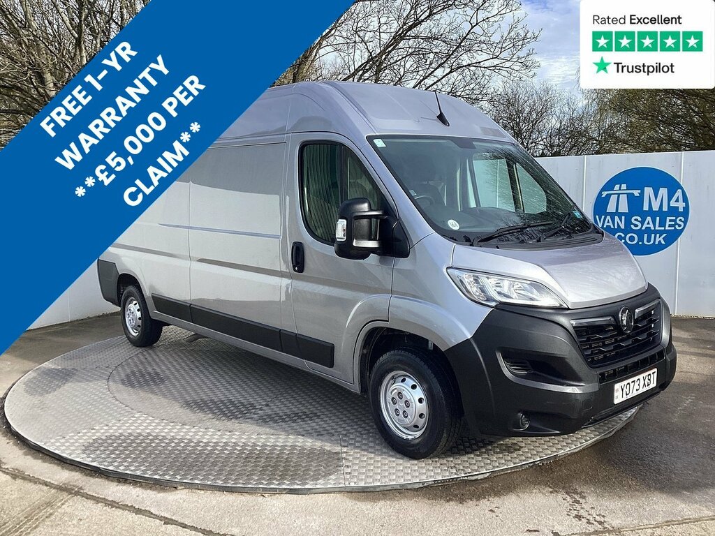 Vauxhall Movano Cdti 3500 Biturbo Prime Lwb A C H R Euro 6 U7856 Grey