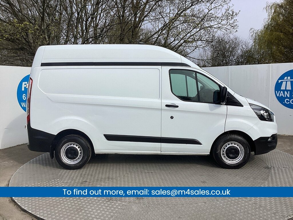 Ford Transit Custom 300 Ecoblue Leader Swb H R Euro 6 U7869 Ulez YM69JPX White #2