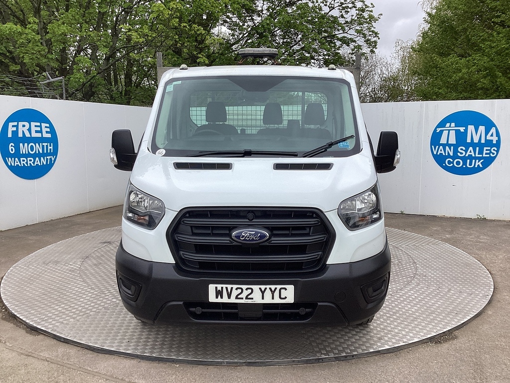 Ford Transit Custom 350 Ecoblue Leader Dropside Tail Lift 14Ft 2 Euro WV22YYC White #6