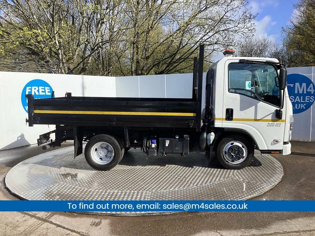 Isuzu D N35 125T Tipper Swb Euro 6 L10ft 4 U7922 Ule LT23EEV White #2