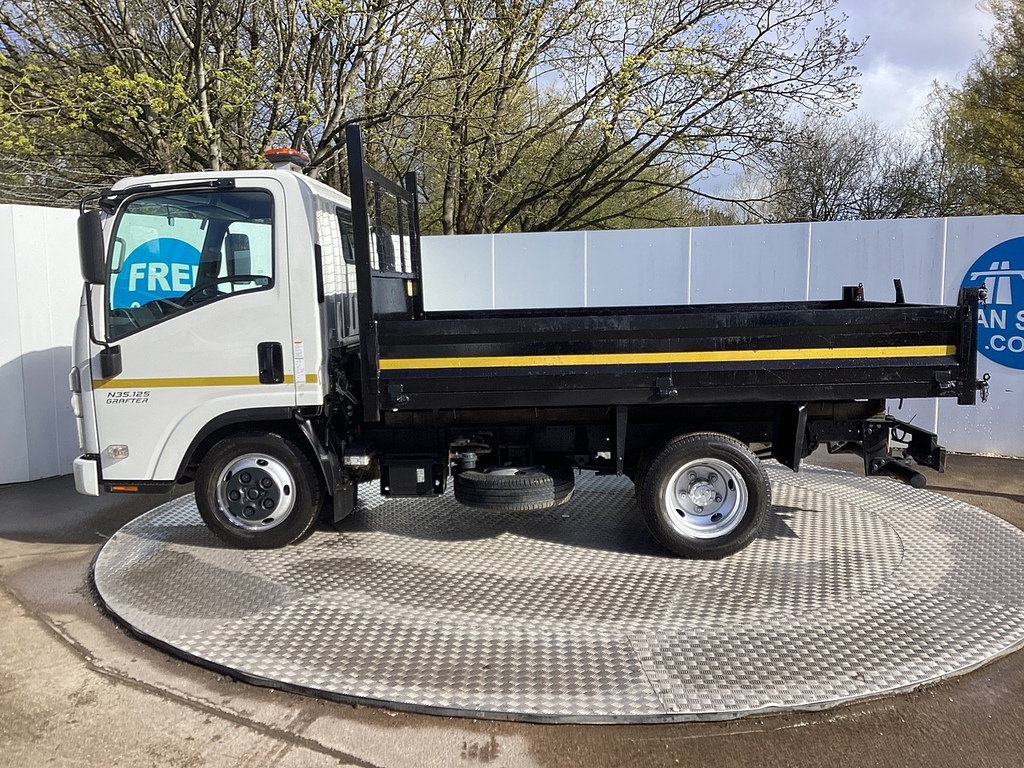 Isuzu D N35 125T Tipper Swb Euro 6 L10ft 4 U7922 Ule LT23EEV White #6