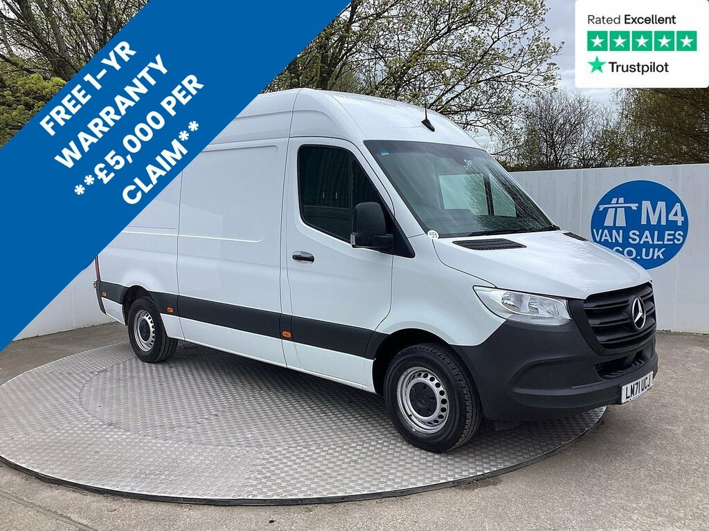Mercedes-Benz Sprinter 315 Cdi Progressive Mwb M R A C Euro 6 U7936 Ule White