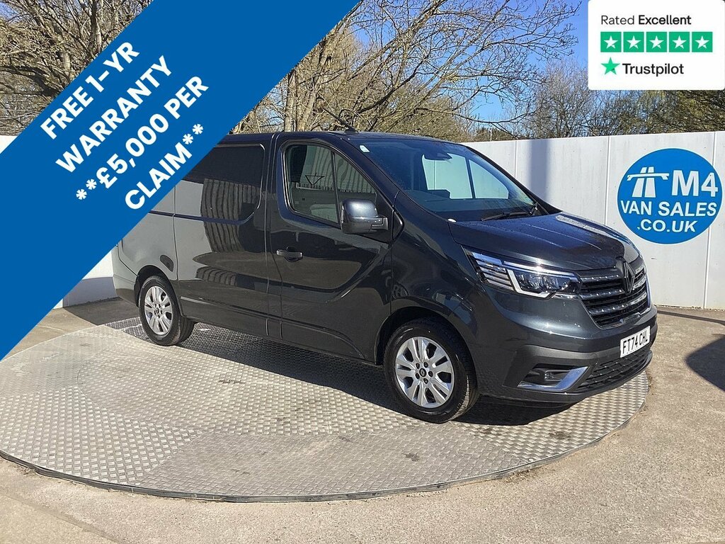 Renault Trafic Dci Blue Sl30 Extra Swb L R Euro 6 U7948 Ulez Grey