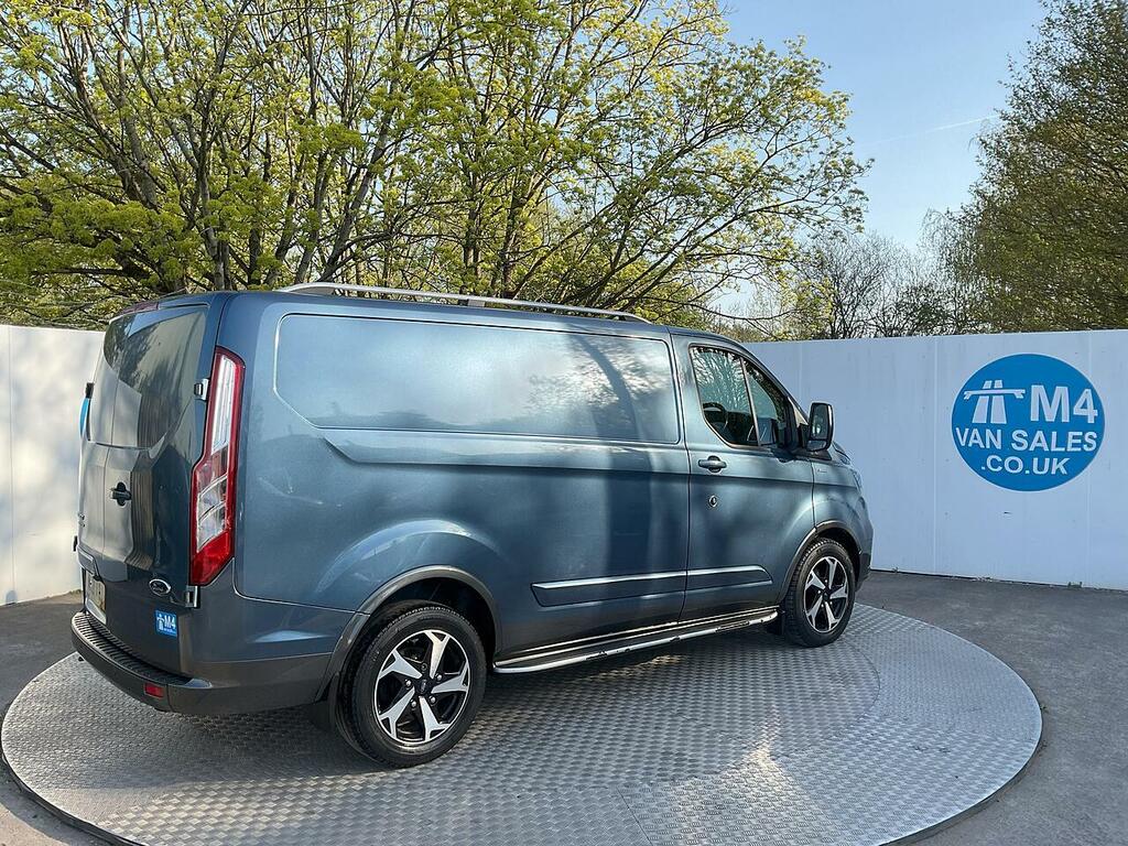 Ford Transit Custom 300 Ecoblue Active Swb L R A C Euro 6 U7964 Ulez MM21AOJ Blue #4