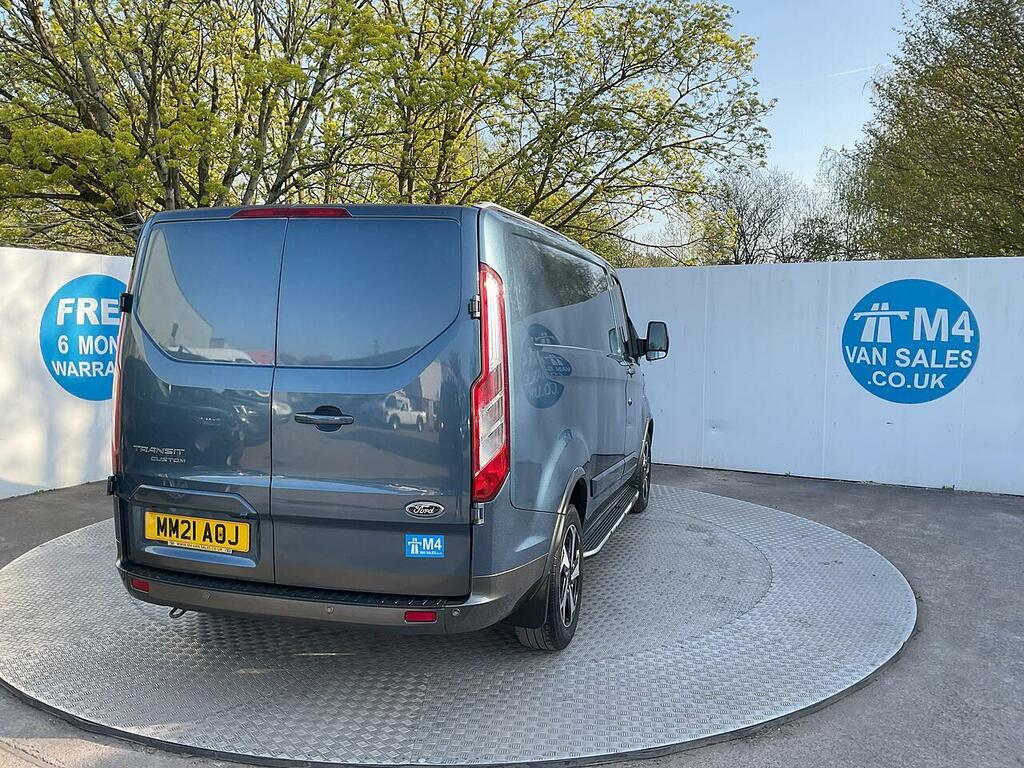 Ford Transit Custom 300 Ecoblue Active Swb L R A C Euro 6 U7964 Ulez MM21AOJ Blue #5