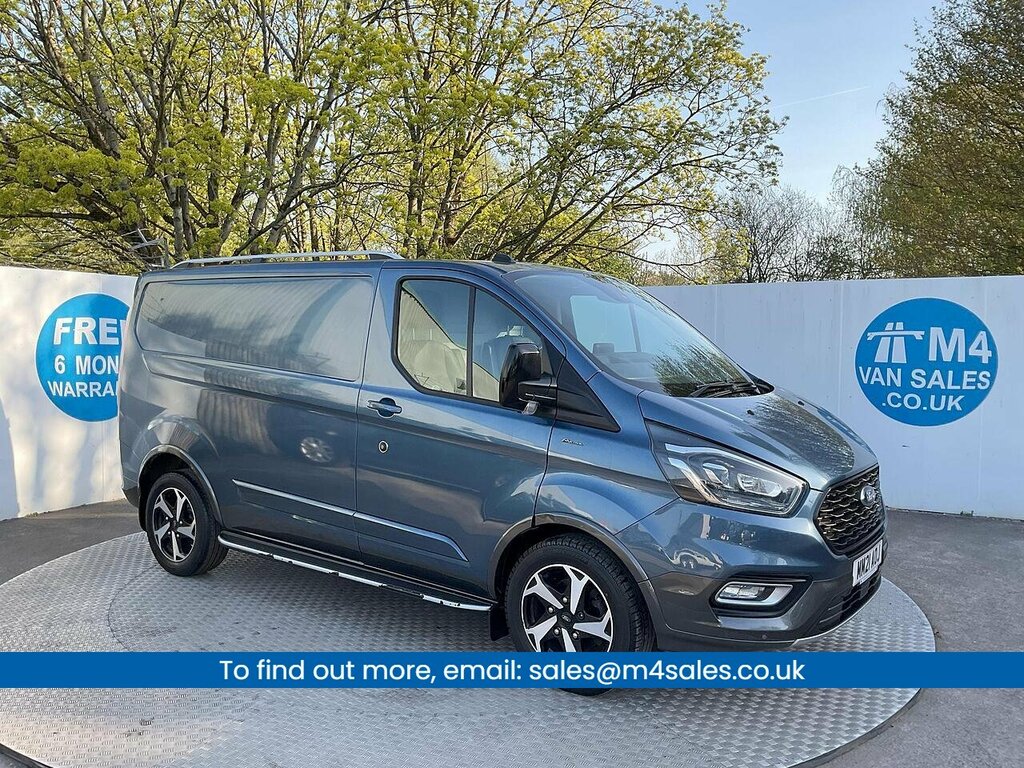 Ford Transit Custom 300 Ecoblue Active Swb L R A C Euro 6 U7964 Ulez MM21AOJ Blue #2