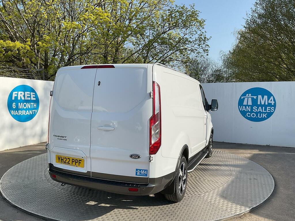 Ford Transit Custom 300 Ecoblue Active Swb L R A C Euro 6 U7989 Ulez YH22PPF White #6