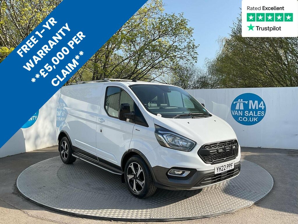 Ford Transit Custom 300 Ecoblue Active Swb L R A C Euro 6 U7989 Ulez YH22PPF White