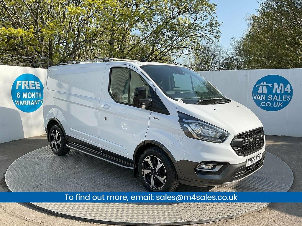 Ford Transit Custom 300 Ecoblue Active Swb L R A C Euro 6 U7989 Ulez YH22PPF White #2