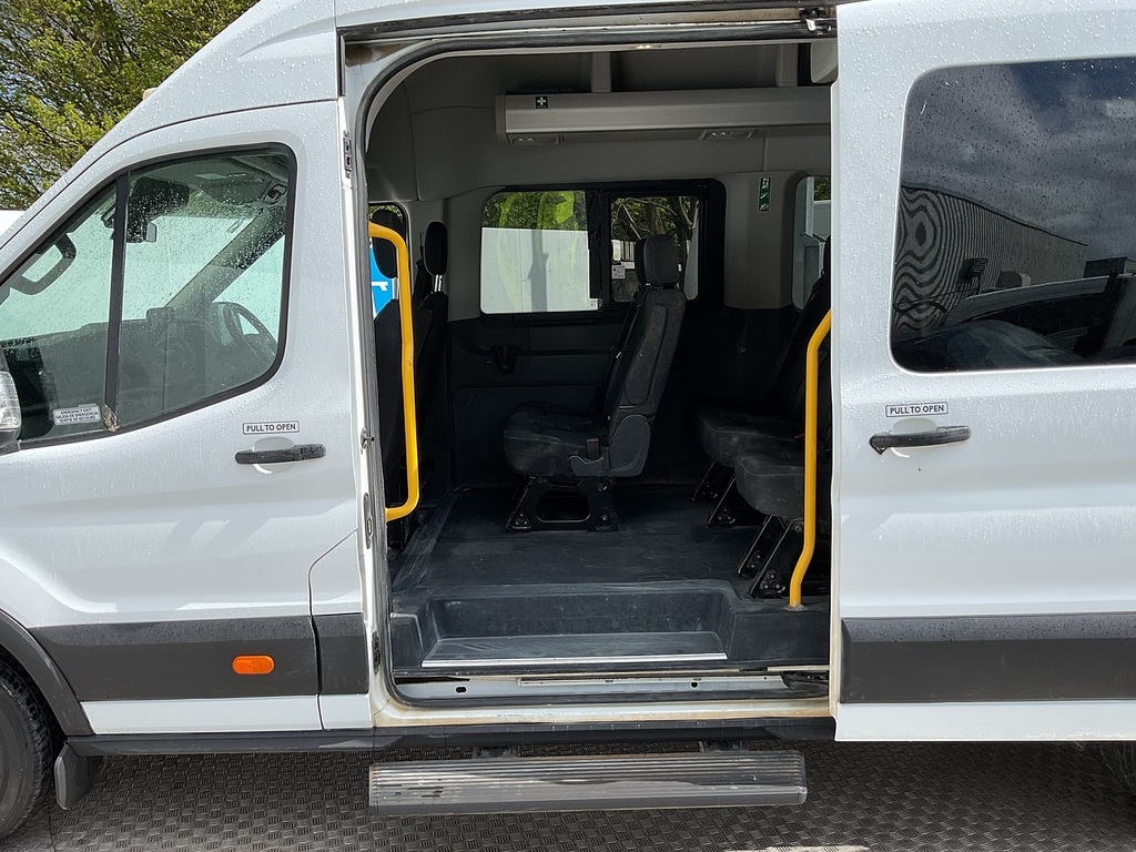 Ford Transit Custom 460 Ecoblue Leader 17 Seater Tacho U7991 Ulez WP20NJN White