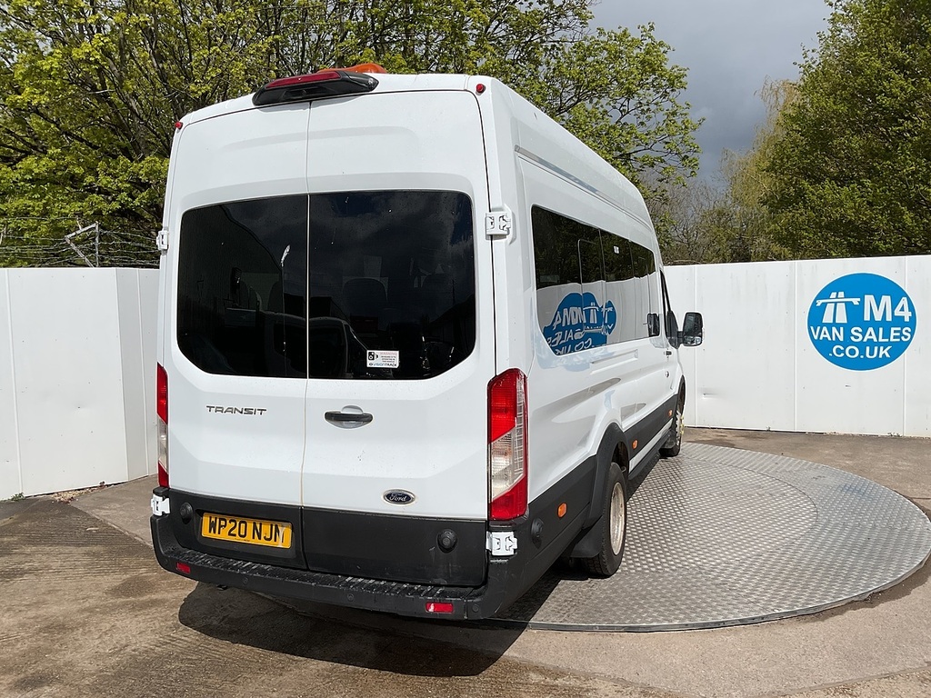 Ford Transit Custom 460 Ecoblue Leader 17 Seater Tacho U7991 Ulez WP20NJN White #2