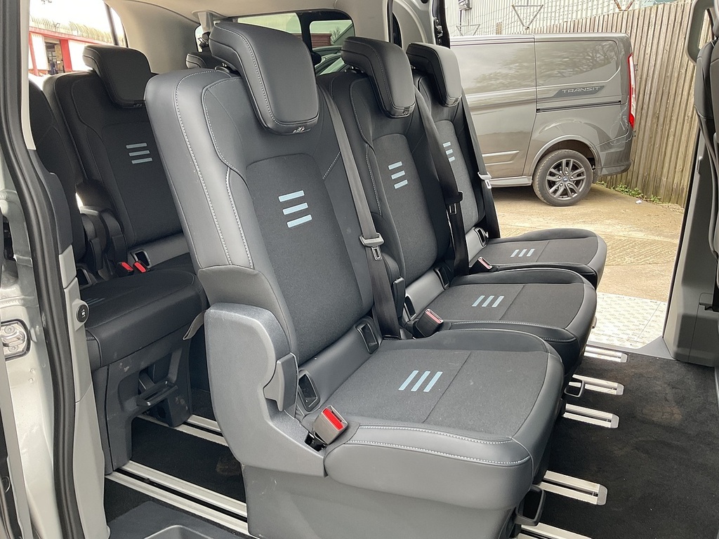 Ford Tourneo Custom 320 Ecoblue Active 8 Seater Euro 6 No Vat U80 Silver #3