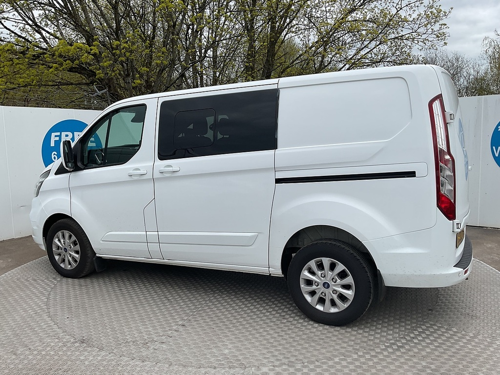 Ford Transit Custom 300 Ecoblue Limited Crewvan Euro 6 U8005 Ulez HJ22UCO White #5