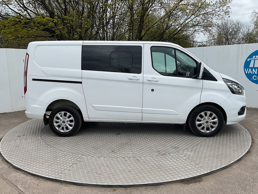 Ford Transit Custom 300 Ecoblue Limited Crewvan Euro 6 U8005 Ulez HJ22UCO White #4