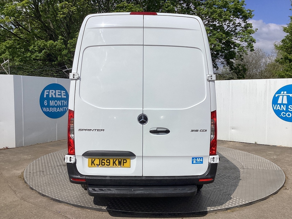 Mercedes-Benz Sprinter 316 Cdi Mwb High Roof Euro 6 No Vat U8033 Ul KJ69KWP White #4