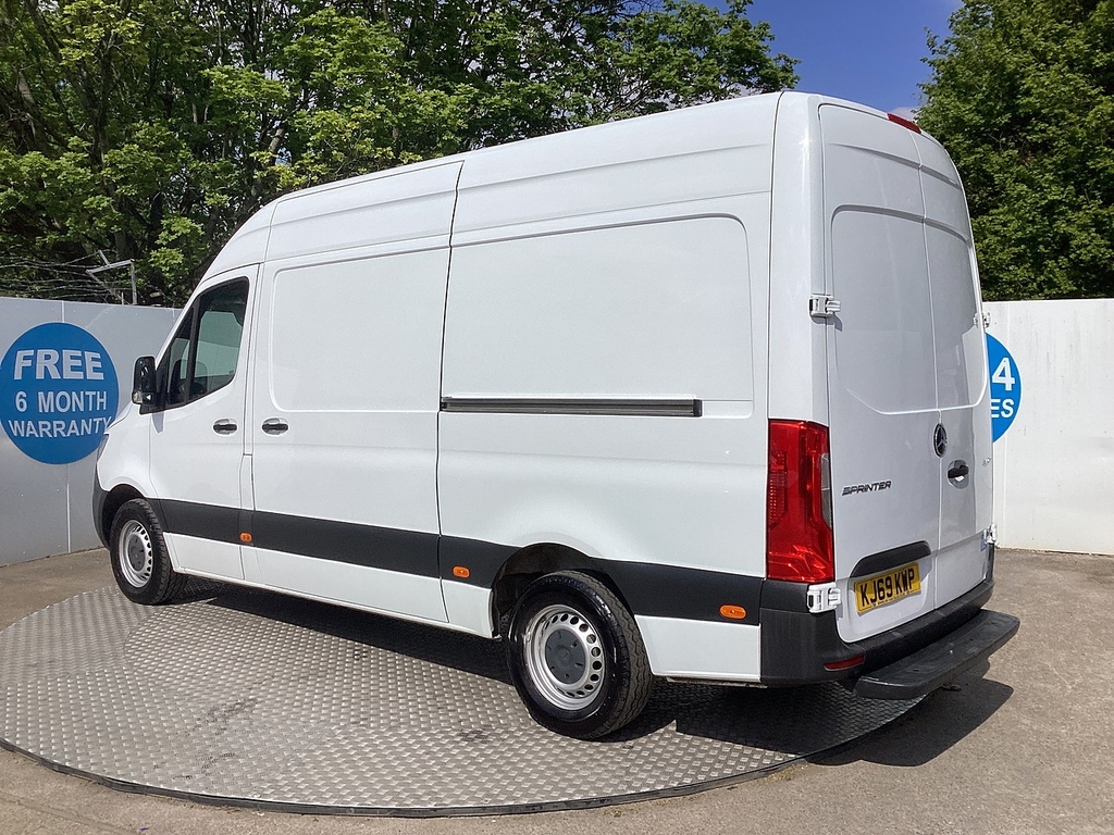 Mercedes-Benz Sprinter 316 Cdi Mwb High Roof Euro 6 No Vat U8033 Ul KJ69KWP White #5