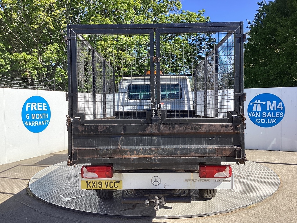 Mercedes-Benz Sprinter 314 Cdi Lwb C C Caged Tipper Trend Euro 6 L11ft 6 White