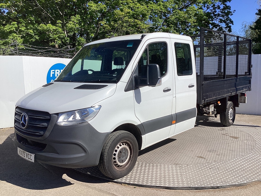 Mercedes-Benz Sprinter 314 Cdi Lwb C C Caged Tipper Trend Euro 6 L11ft 6 White #3
