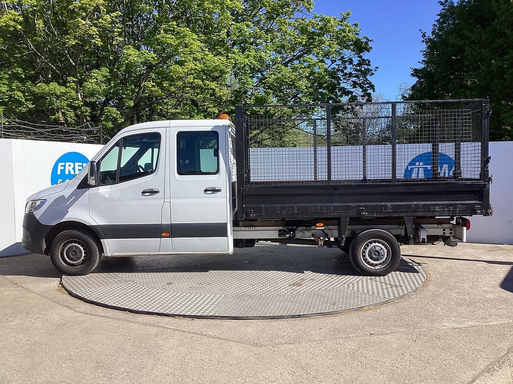 Mercedes-Benz Sprinter 314 Cdi Lwb C C Caged Tipper Trend Euro 6 L11ft 6 White #2