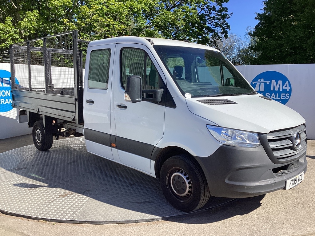 Mercedes-Benz Sprinter 314 Cdi Lwb C C Caged Tipper Trend Euro 6 L11ft 6 White #4