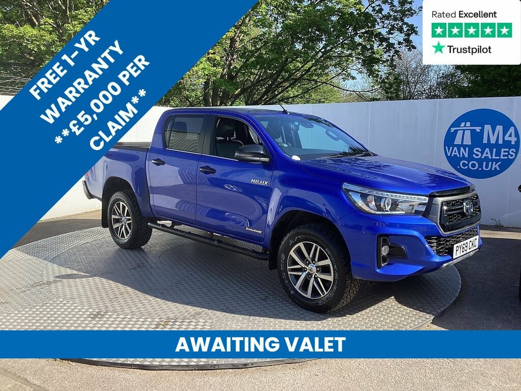 Toyota HILUX D-4d Invincible X 4X4 Crewcab A C Euro 6 U8061 U Blue