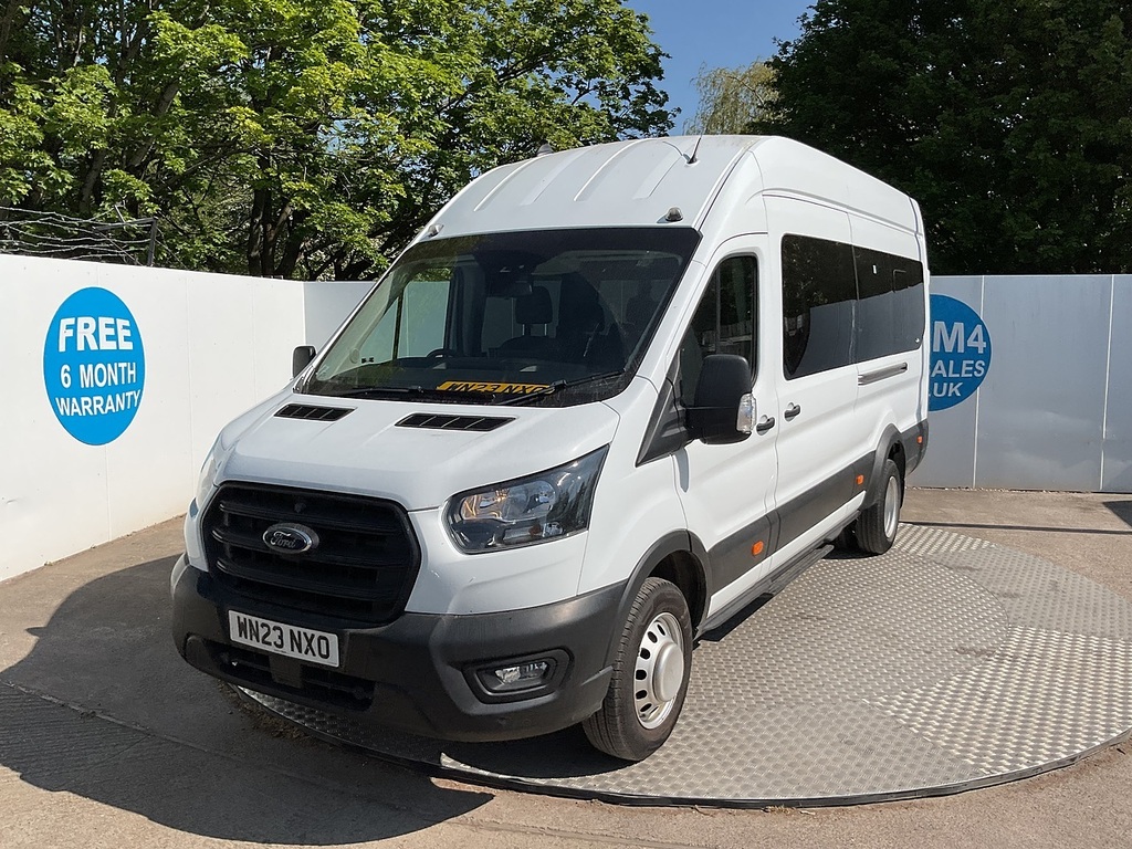 Ford Transit Custom 460 Ecoblue Trend 17 Seat U8074 Ulez WN23NXO White #4