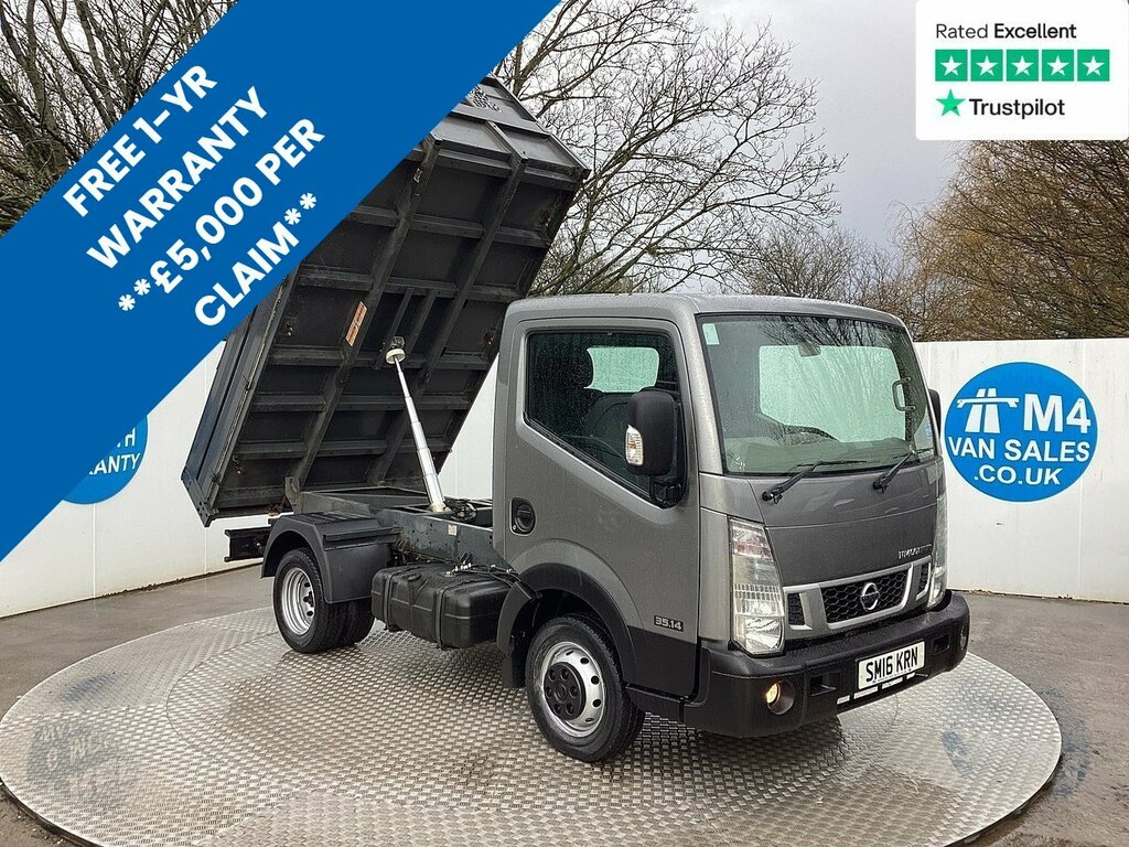 Nissan NT400 Cabstar Dci 35.14 Tipper L10ft 1 U7766 Grey