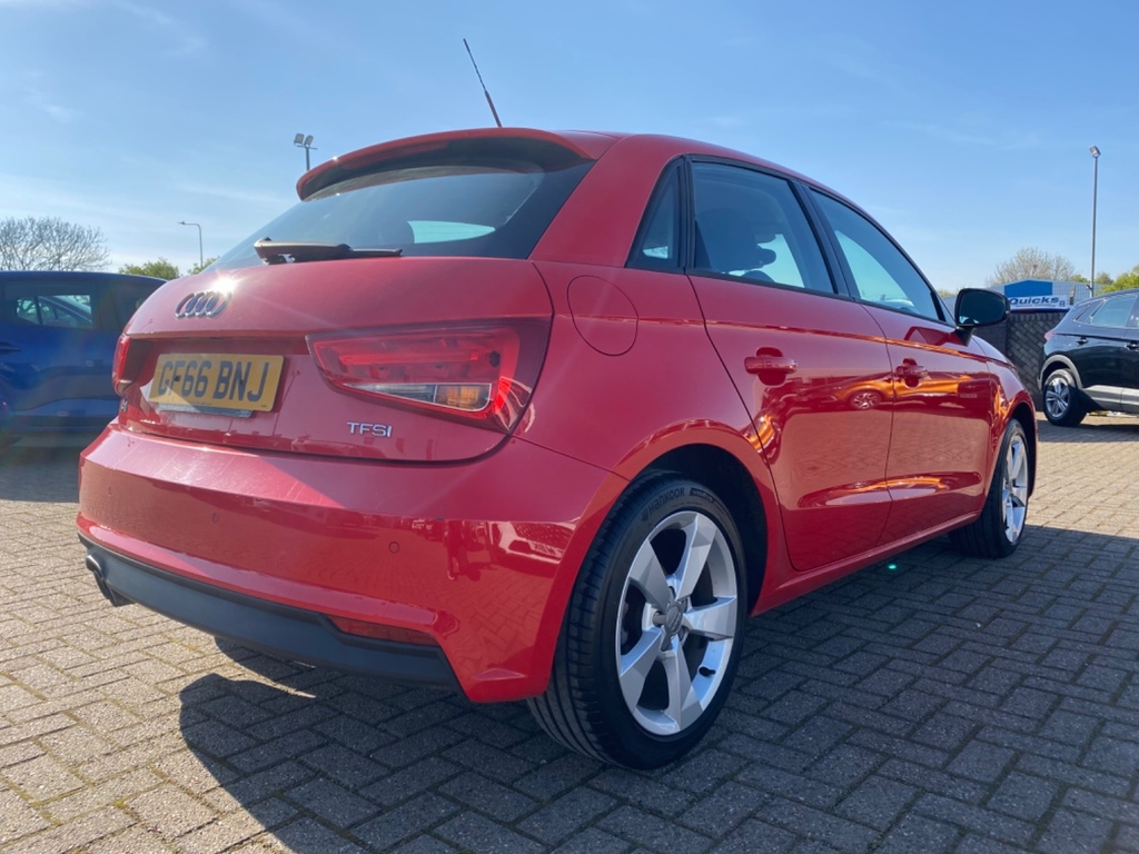 Audi A1 1.4 Tfsi Sport S Tronic GF66BNJ Red #6