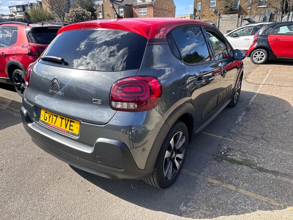Citroen C3 1.2 Puretech Flair Eat6 Euro 6 Ss GY17TVE Grey #6