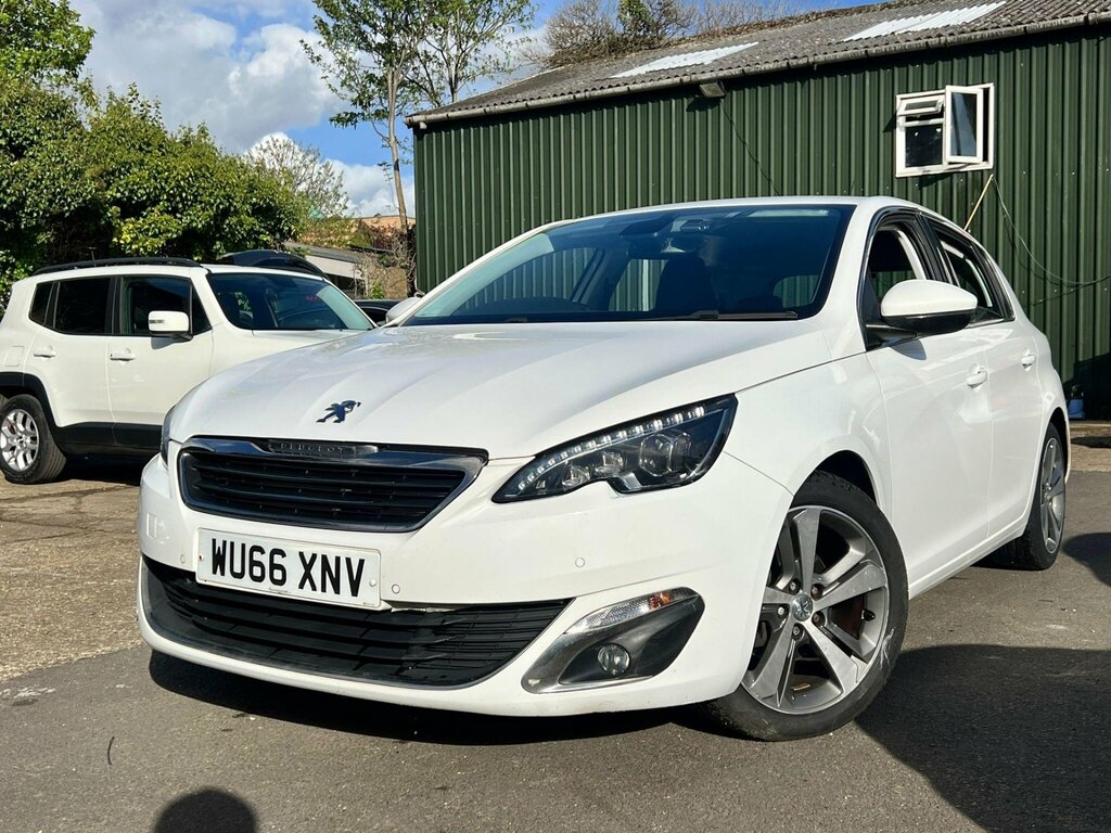 Peugeot 308 1.2 Puretech Allure Eat Euro 6 Ss WU66XNV White #3