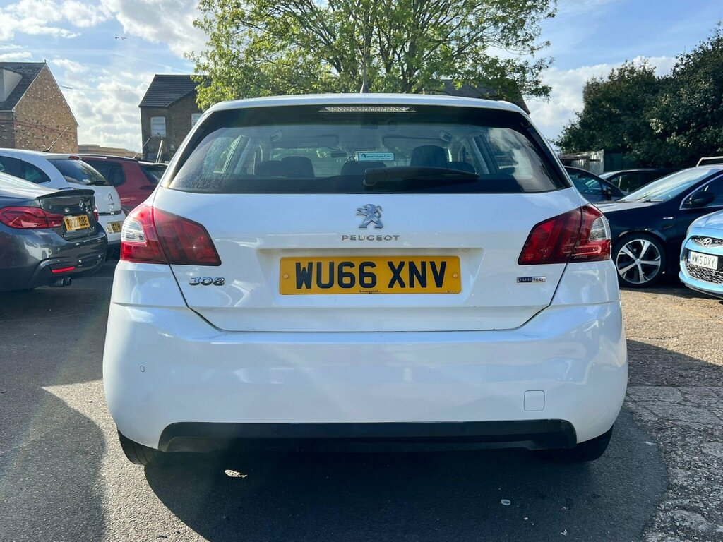 Peugeot 308 1.2 Puretech Allure Eat Euro 6 Ss WU66XNV White #5