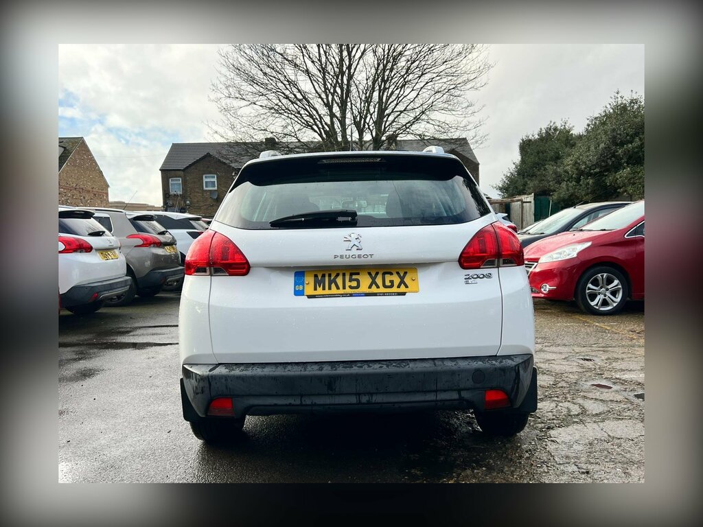 Peugeot 2008 1.2 E-vti Puretech Active Egc Euro 6 Ss White #5