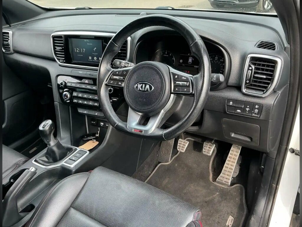 Kia Sportage 1.6 T-gdi Gt-line Euro 6 Ss PK68YVE White #4