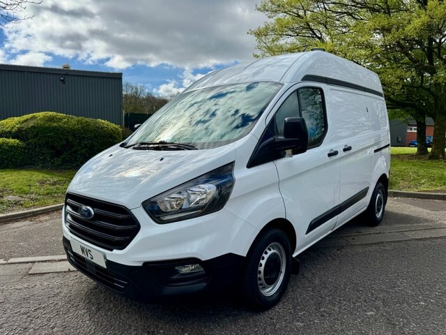 Ford Transit Custom 2020 2.0 300 Ecoblue Leader Panel Van M YS69FBV White #2