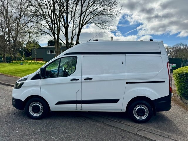 Ford Transit Custom 2020 2.0 300 Ecoblue Leader Panel Van M YS69FBV White #5