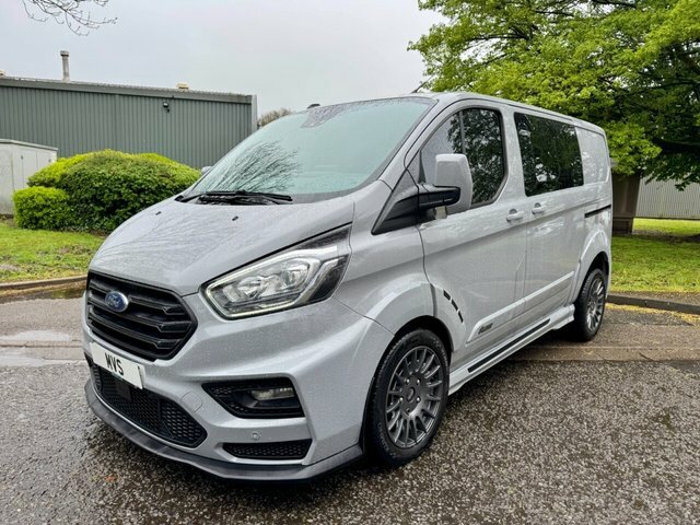 Ford Transit Custom 2023 2.0 320 Ecoblue Ms-rt Crew Van Double Cab KP23AEF Grey #4