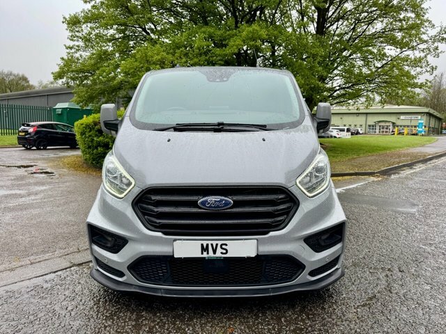 Ford Transit Custom 2023 2.0 320 Ecoblue Ms-rt Crew Van Double Cab KP23AEF Grey #3