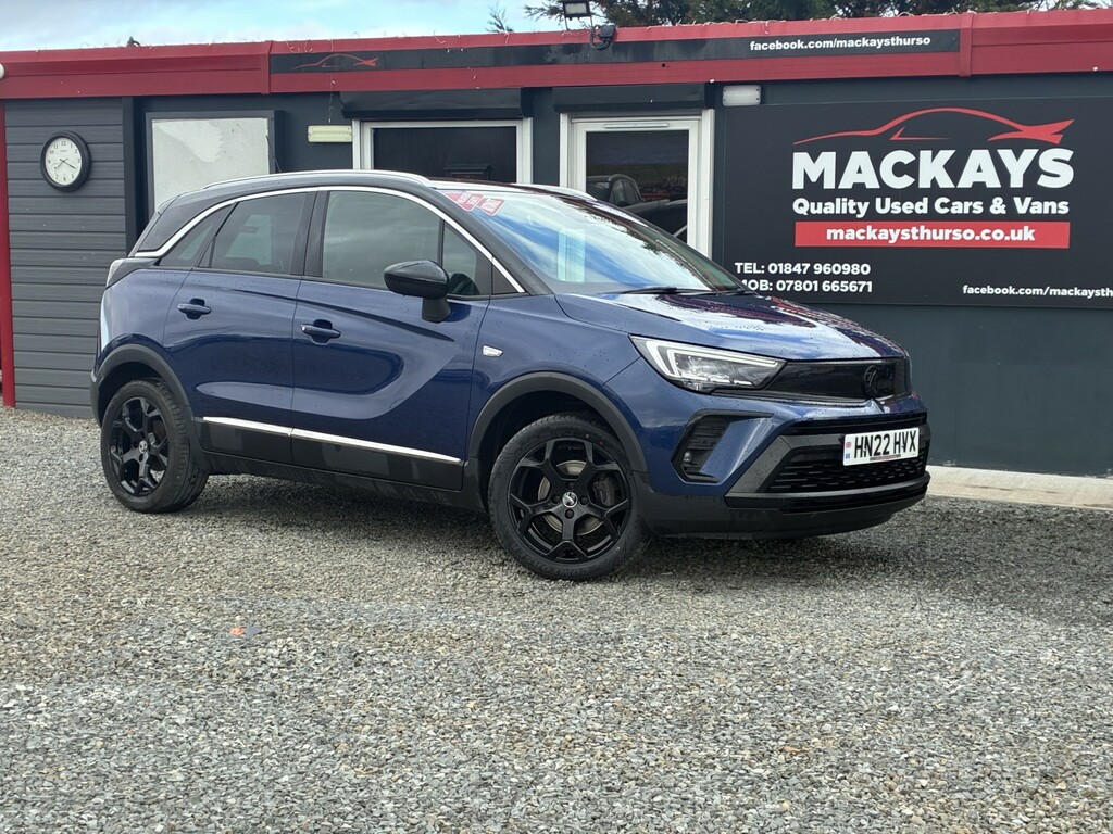 Vauxhall Crossland Suv 1.2 Turbo Ultimate 2022 Blue