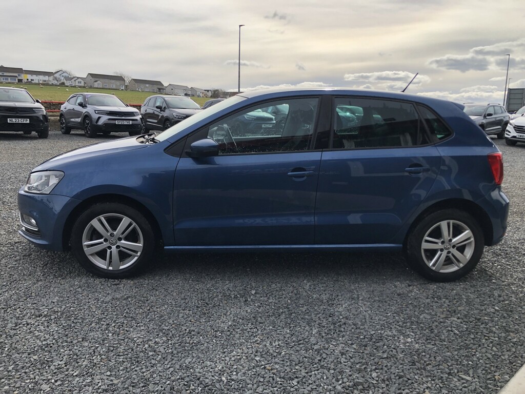 Volkswagen Polo Hatchback 1.2 Tsi Match Edition 2017 KY67KFZ Blue #4