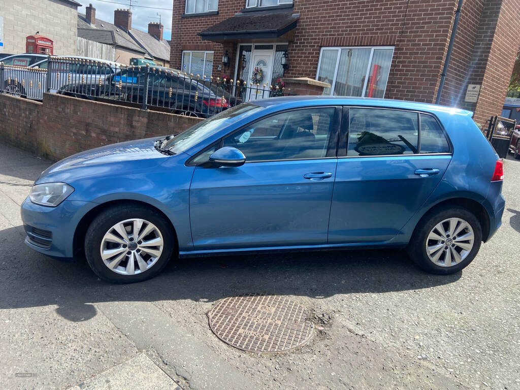 Volkswagen Golf 1.6 Tdi 105 Se UUI6534 Blue #4