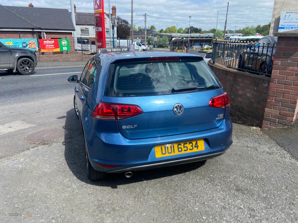 Volkswagen Golf 1.6 Tdi 105 Se UUI6534 Blue #5