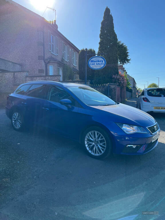 Seat Leon 1.6 Tdi Se Dynamic Ez MGZ3778 Blue #2